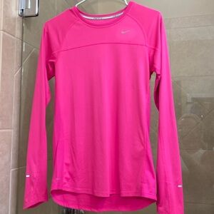 Nike hot pink running shirt NWOT
